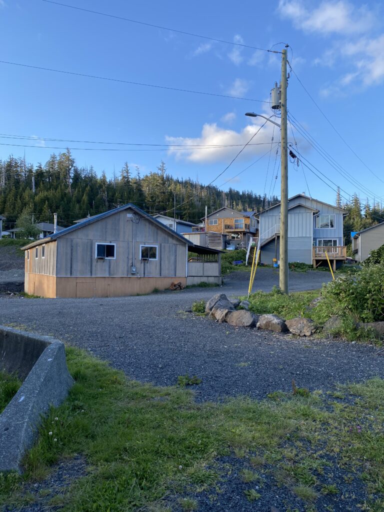 Photo of homes in the village.